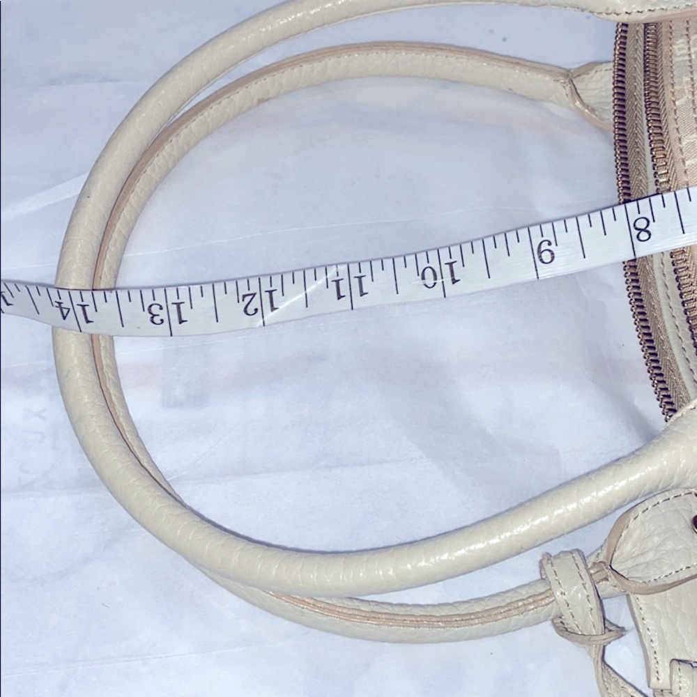 Dooney & Bourke signature satchel bag cream ivory - Picture 16 of 16